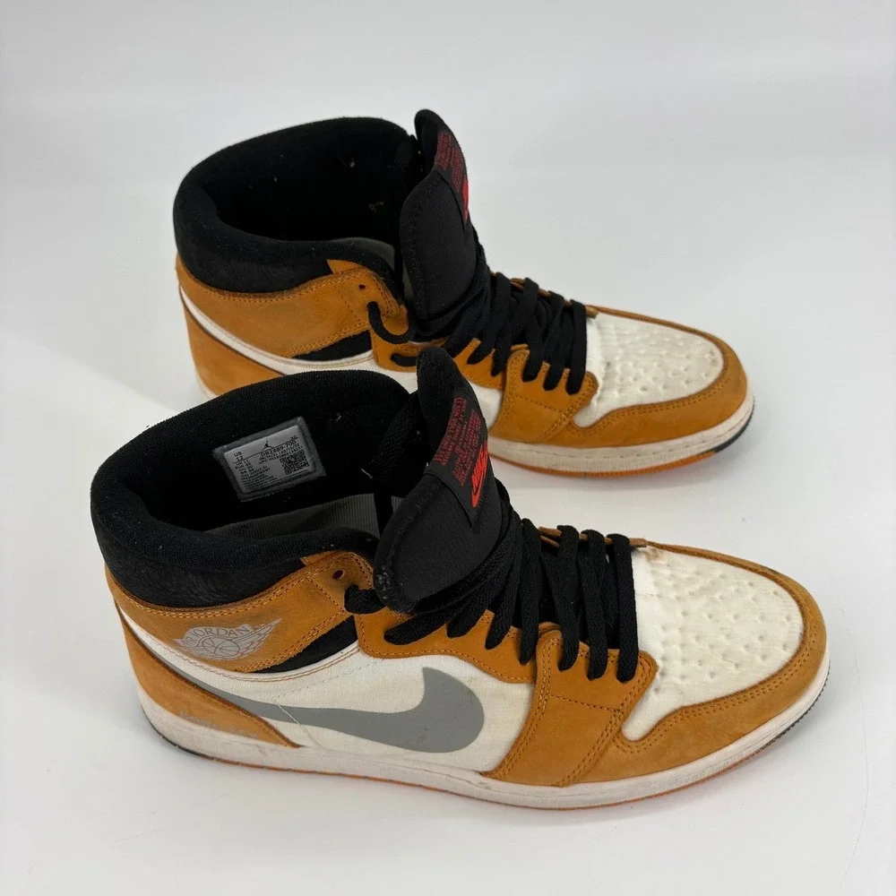 Air Jordan 1 Retro High‎ OG Yellow Ochre DB2889-700 Size 12 Men's Used Authentic